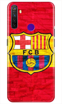 FCB Football Mobile Back Case for Realme 5i  (Design - 174)