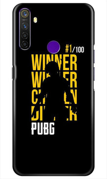 Pubg Winner Winner Mobile Back Case for Realme 5i  (Design - 177)