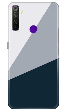 Blue Shade Mobile Back Case for Realme 5i (Design - 182)