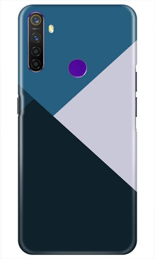 Blue Shades Mobile Back Case for Realme 5i (Design - 188)
