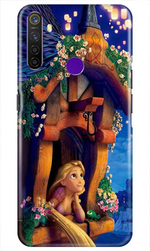 Cute Girl Mobile Back Case for Realme 5i (Design - 198)