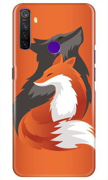 Wolf  Mobile Back Case for Realme 5i (Design - 224)