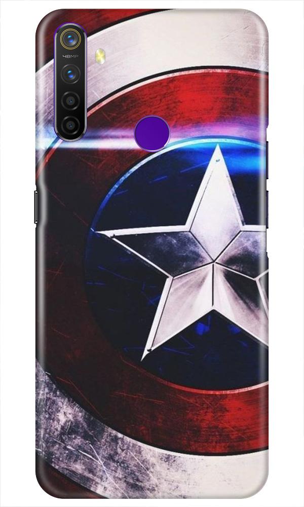 Captain America Shield Case for Realme 5i (Design No. 250)