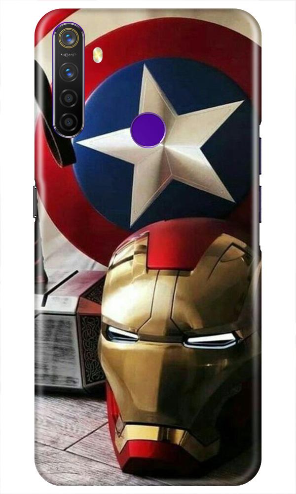 Ironman Captain America Case for Realme 5i (Design No. 254)