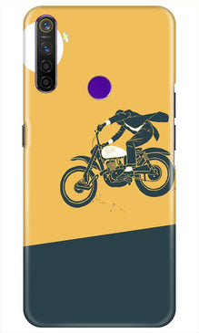 Bike Lovers Mobile Back Case for Realme 5i (Design - 256)
