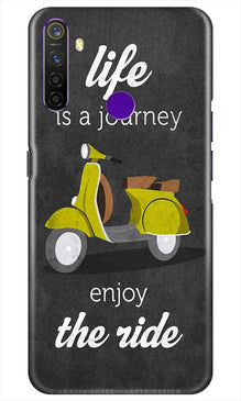 Life is a Journey Mobile Back Case for Realme 5i (Design - 261)