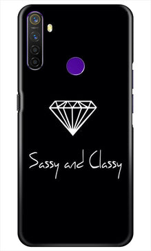 Sassy and Classy Mobile Back Case for Realme 5i (Design - 264)