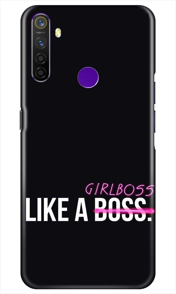 Like a Girl Boss Case for Realme 5i (Design No. 265)