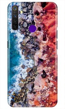 Sea Shore Mobile Back Case for Realme 5i (Design - 273)