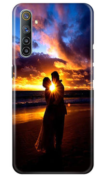 Couple Sea shore Mobile Back Case for Realme 6 Pro (Design - 13)
