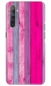 Wooden look Mobile Back Case for Realme 6 Pro (Design - 24)