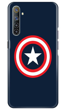 Captain America Mobile Back Case for Realme 6 Pro (Design - 42)