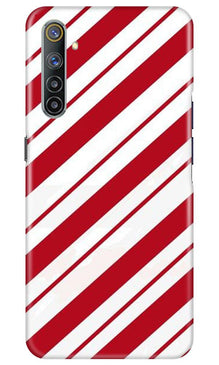 Red White Mobile Back Case for Realme 6 Pro (Design - 44)