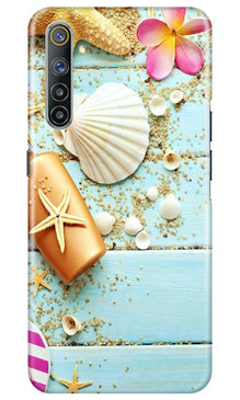 Sea Shells Mobile Back Case for Realme 6 Pro (Design - 63)
