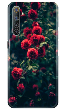 Red Rose Mobile Back Case for Realme 6 Pro (Design - 66)