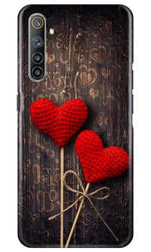 Red Hearts Mobile Back Case for Realme 6 Pro (Design - 80)