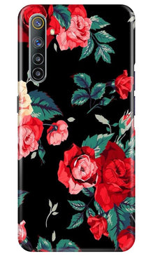 Red Rose2 Mobile Back Case for Realme 6 Pro (Design - 81)