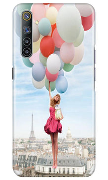 Girl with Baloon Mobile Back Case for Realme 6 Pro (Design - 84)