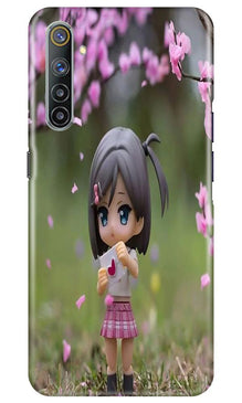 Cute Girl Mobile Back Case for Realme 6 Pro (Design - 92)