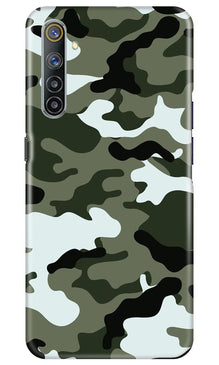 Army Camouflage Mobile Back Case for Realme 6 Pro  (Design - 108)