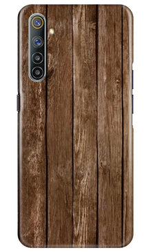 Wooden Look Mobile Back Case for Realme 6 Pro  (Design - 112)