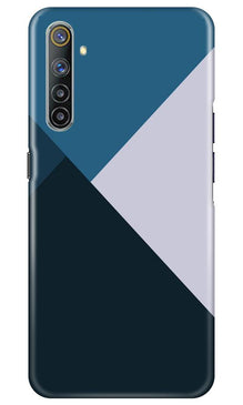 Blue Shades Mobile Back Case for Realme 6 Pro (Design - 188)