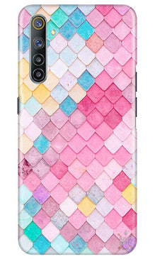Pink Pattern Mobile Back Case for Realme 6 Pro (Design - 215)