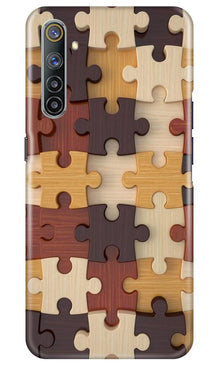 Puzzle Pattern Mobile Back Case for Realme 6 Pro (Design - 217)