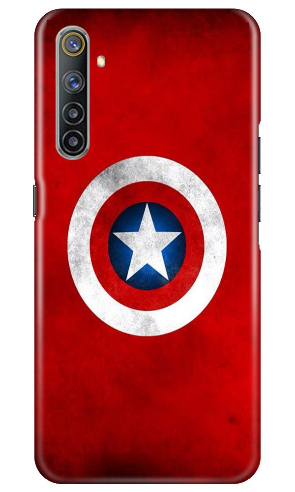 Captain America Case for Realme 6 Pro (Design No. 249)