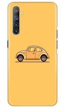 Vintage Car Mobile Back Case for Realme 6 Pro (Design - 262)