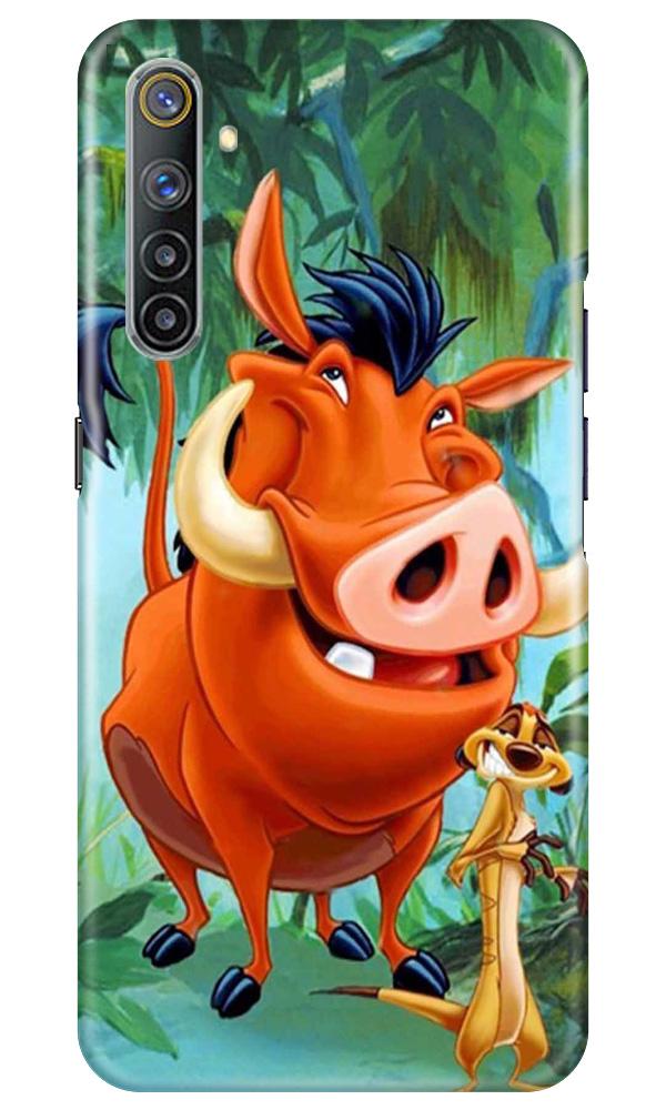 Timon and Pumbaa Mobile Back Case for Realme 6 Pro (Design - 305)
