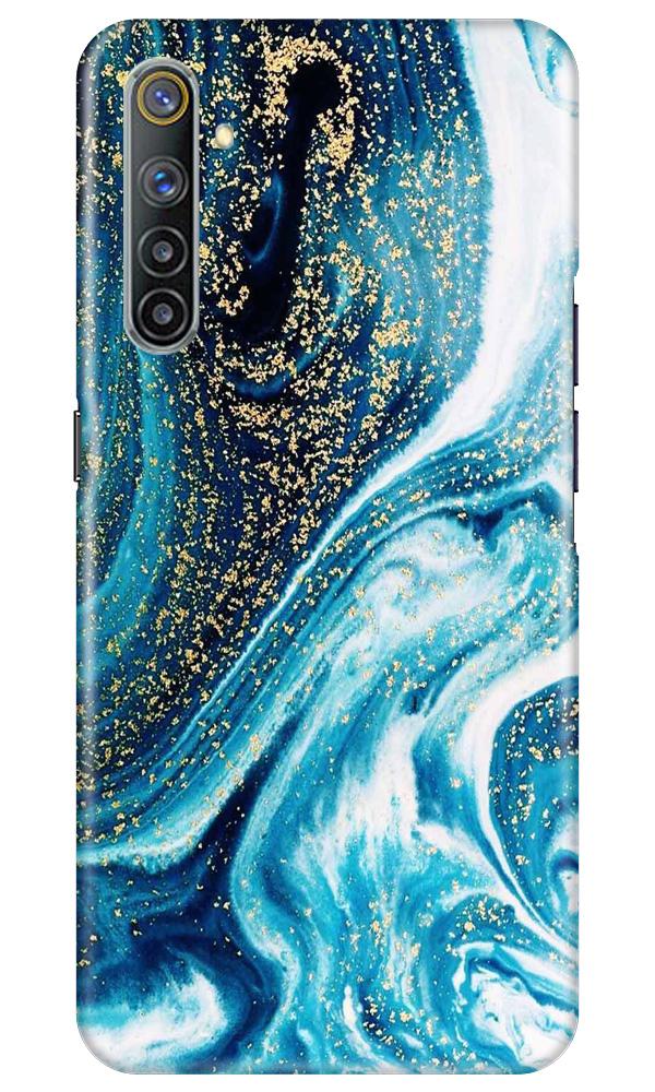 Marble Texture Mobile Back Case for Realme 6 (Design - 308)