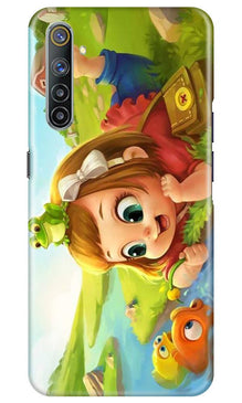 Baby Girl Mobile Back Case for Realme 6 (Design - 339)
