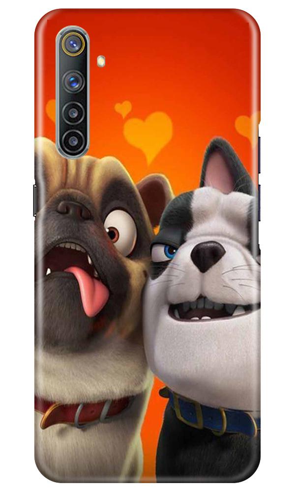 Dog Puppy Mobile Back Case for Realme 6 Pro (Design - 350)