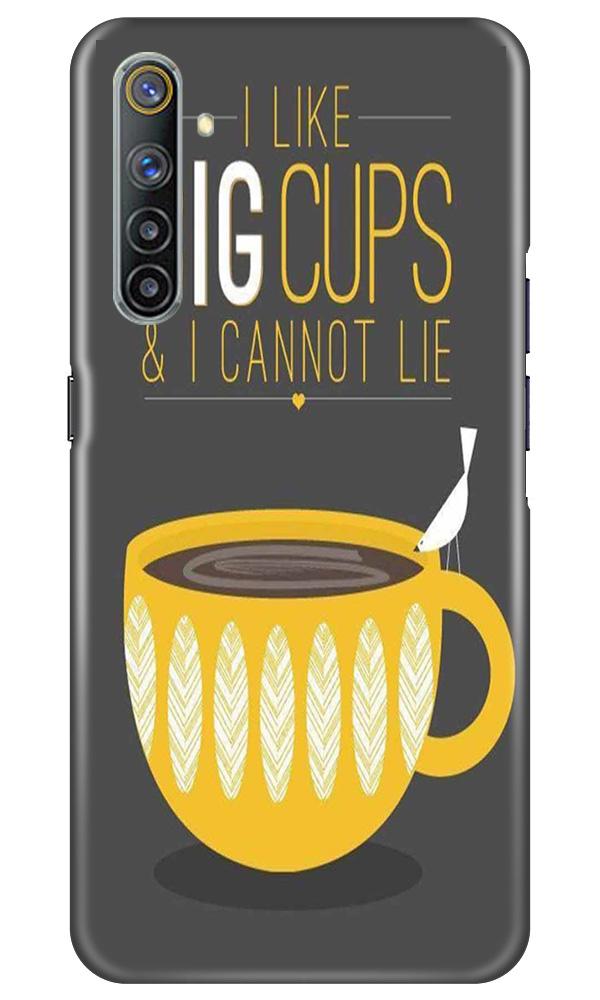 Big Cups Coffee Mobile Back Case for Realme 6 Pro (Design - 352)