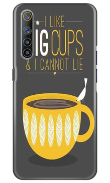 Big Cups Coffee Mobile Back Case for Realme 6 (Design - 352)