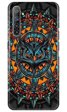Owl Mobile Back Case for Realme 6 (Design - 360)