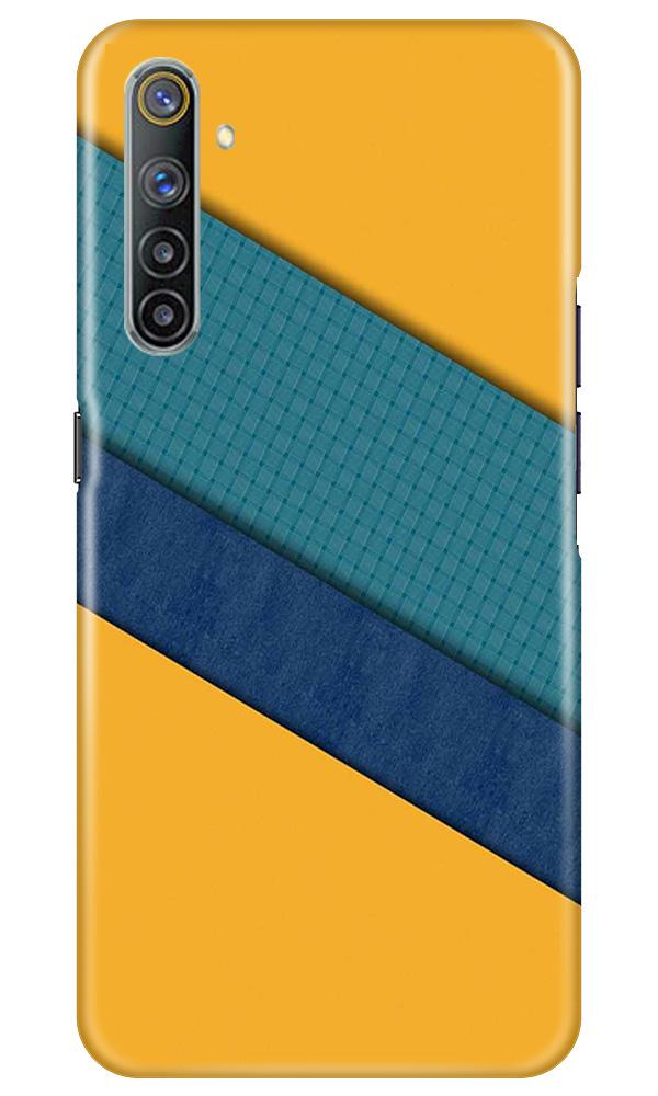 Diagonal Pattern Mobile Back Case for Realme 6 Pro (Design - 370)