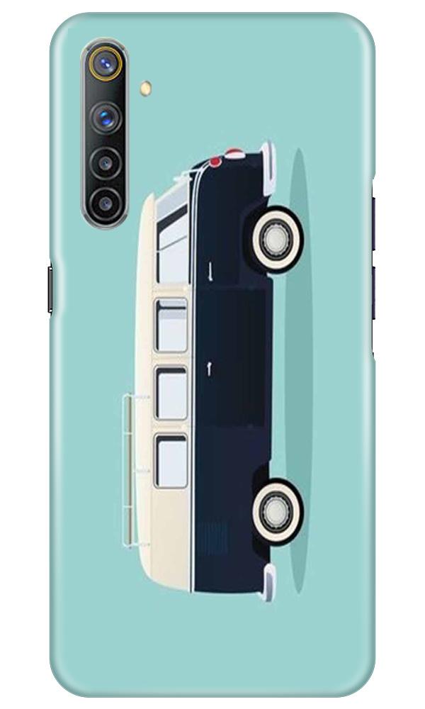 Travel Bus Mobile Back Case for Realme 6 Pro (Design - 379)