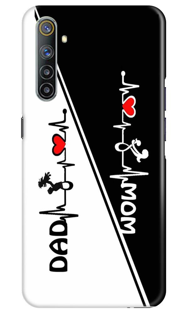 Love Mom Dad Mobile Back Case for Realme 6 (Design - 385)