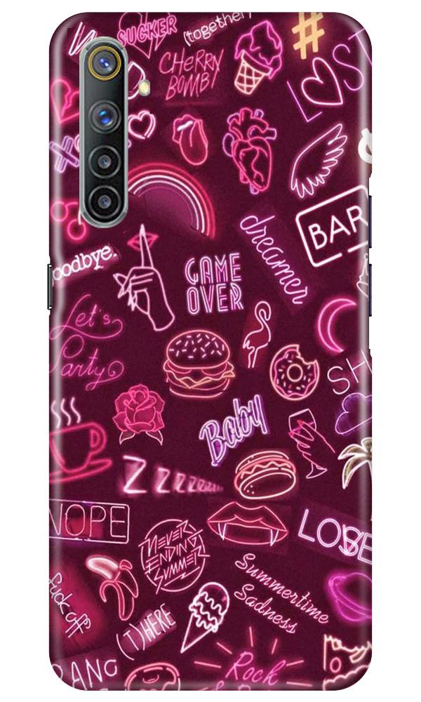 Party Theme Mobile Back Case for Realme 6 (Design - 392)