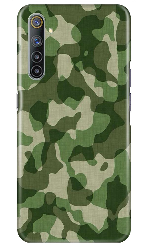 Army Camouflage Case for Realme 6i  (Design - 106)