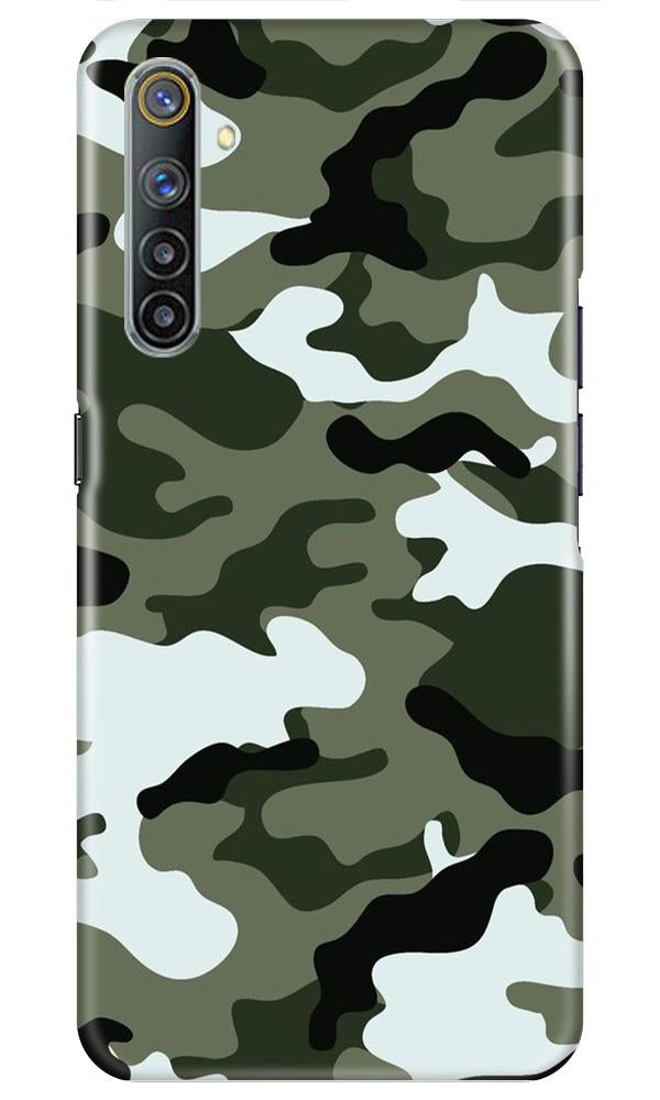 Army Camouflage Case for Realme 6i  (Design - 108)