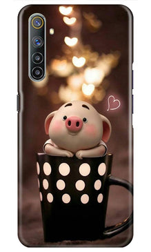 Cute Bunny Mobile Back Case for Realme 6i (Design - 213)