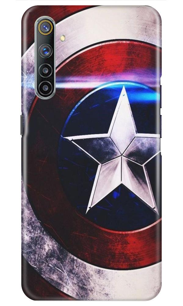 Captain America Shield Case for Realme 6i (Design No. 250)