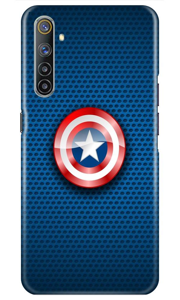 Captain America Shield Case for Realme 6i (Design No. 253)