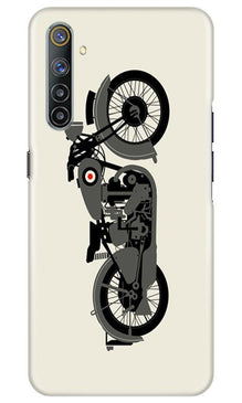 MotorCycle Mobile Back Case for Realme 6i (Design - 259)