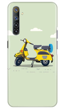Vintage Scooter Mobile Back Case for Realme 6i (Design - 260)
