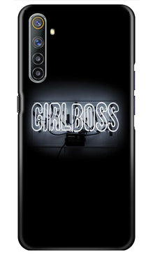 Girl Boss Black Mobile Back Case for Realme 6i (Design - 268)