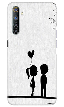 Cute Kid Couple Mobile Back Case for Realme 6i (Design - 283)